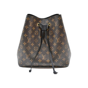 LOUIS VUITTON Neo Noe Monogram Canvas Shoulder Bag Noir Black
